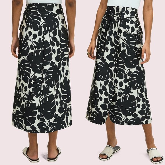 kate spade Dresses & Skirts - Kate Spade Monstera Grove Jacquard Skirt